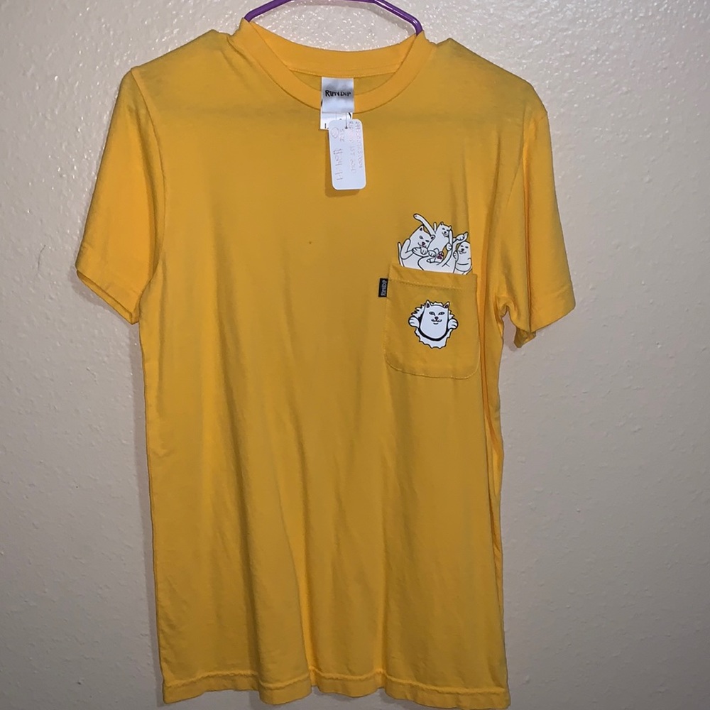 RipNDip: Yellow Shirt: Never Been Worn, Tags Attached